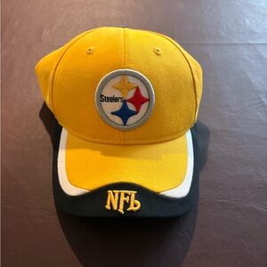 💥 Buy 2 get 1 Free 💥 Yellow Steelers Cap with NFL Logo